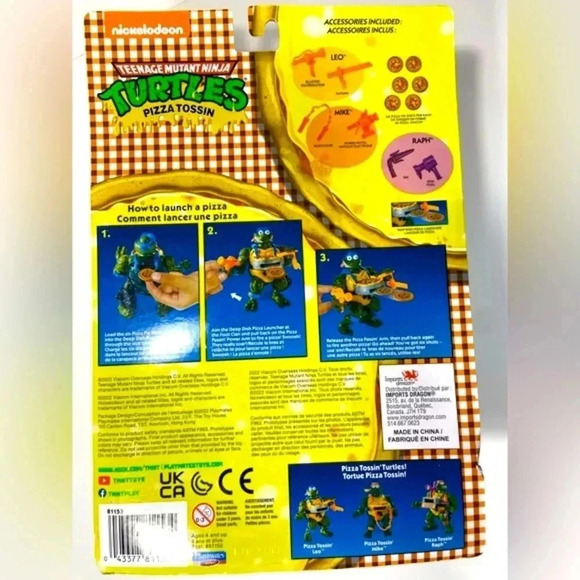 Teenage Mutant Ninja Turtles - Pizza Tossin’ Michelangelo - BNIB 🐢🍕 - Picture 7 of 7